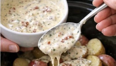 Creamy Ranch Bacon Potatoes (Slow Cooker or Oven)
