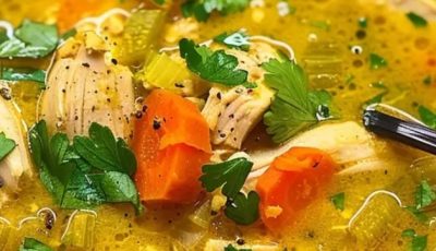 Anti-Inflammatory Turmeric Chicken Soup