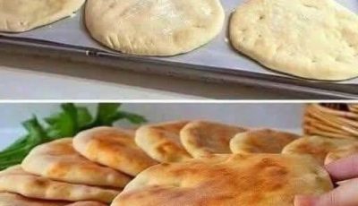 Soft Homemade Skillet Flatbread Pita Style
