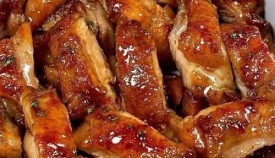 Crispy Sticky Honey Garlic Chicken Bites Recipe