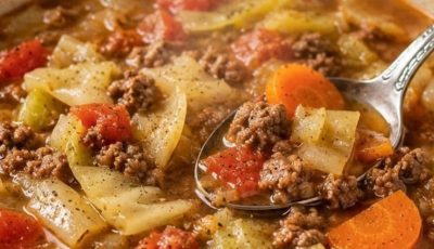 Hearty Cabbage Beef Soup