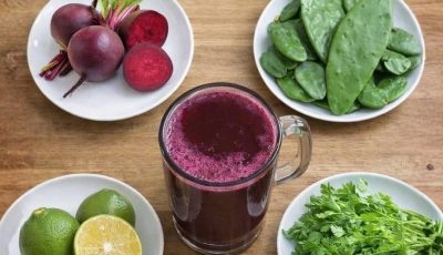 Beetroot, Nopal & Cilantro Juice: A Refreshing Wellness Drink