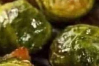 Honey Garlic Roasted Brussels Sprouts